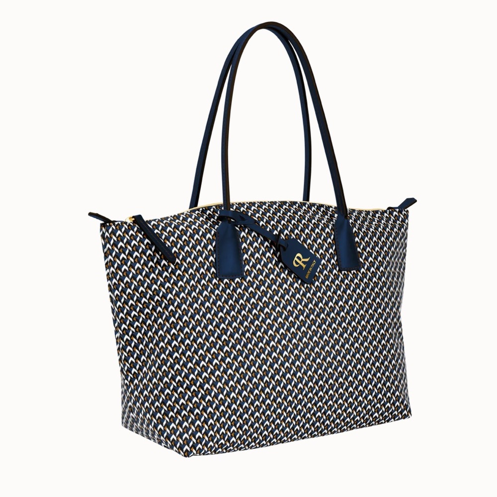 Roberta Pieri Viola Carryall Tote Bag in Midnight Blue